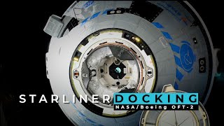 Boeing Starliner Vehicle Docks to Orbiting Outpost [upl. by Anaitak]