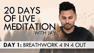 20 Days of Live Meditation with Jay Shetty Day 1 [upl. by Atyekram]