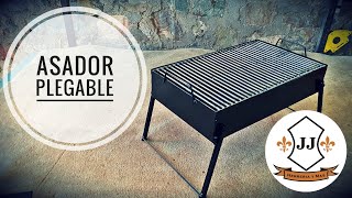 Como Hacer Un Asador PLEGABLE o Parrilla  DIY  Tutorial [upl. by Corotto]