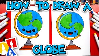 How To Draw A Globe [upl. by Derte]