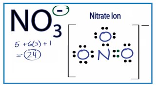 NO3 Lewis Structure How to Draw the Lewis Structure for NO3 [upl. by Chaing]