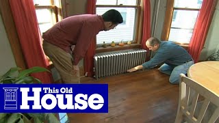 How to Quiet a Banging Steam Radiator  This Old House [upl. by Alekahs]