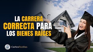 QUE CARRERA ESTUDIAR EN BIENES RAICES [upl. by Rhetta464]