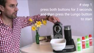 ✨ How to Descale a Nespresso in 3 simple steps [upl. by Beaulieu]