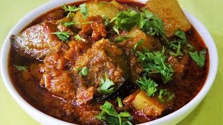 वांग बटाटा रस्सा भाजी  Vangi Batata Sabzi by madhurasrecipe  Aloo Baingan Masala [upl. by Ynnam]