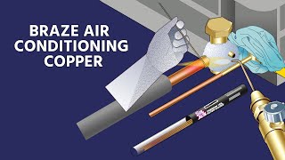 How to Braze Air Conditioning Copper [upl. by Tildie617]