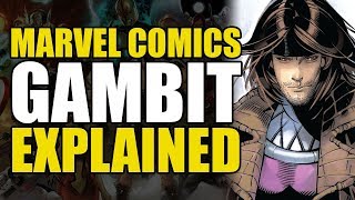 Marvel Comics Gambit Explained  Comics Explained [upl. by Aisilef164]