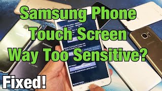 How to Fix Touch Screen Over Sensitive on All Samsung Galaxy Phones ReCalibrate  Update TSP [upl. by Laure]