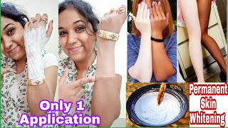 100 Effective 1 Day Challenge Skin Brightening at Home  skin lightening Best Remedy [upl. by Yedok]