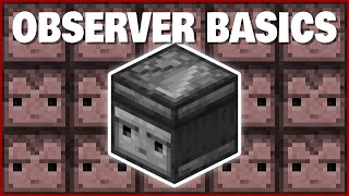 Minecraft Observer Basics  How to Use Observers [upl. by Guerra]