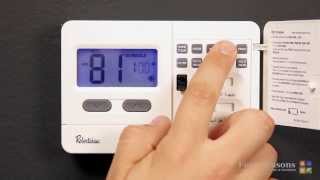 Programming Your Robert Shaw Thermostat [upl. by Snook]