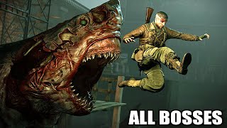 Zombie Army 4 Dead War  All Bosses With Cutscenes HD 1080p60 PC [upl. by Mahan]