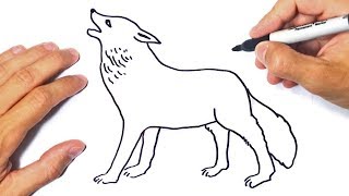 How to draw a Wolf Step by Step  Wolf Drawing Lesson [upl. by Syck]