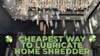 How to Maintain OilLubricate a household shredder [upl. by Haseena]