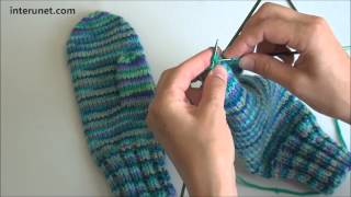 How to knit mittens  video tutorial with detailed instructions [upl. by Madella370]