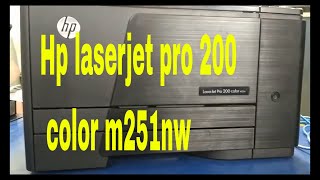 hp laserjet pro 200 color how to clean transfer belt [upl. by Rramaj]