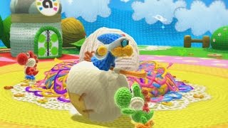 Yoshis Woolly World 100 Walkthrough Part 1  World 1 [upl. by Etz]