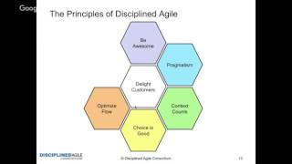 Introduction to the Disciplined Agile DA Framework  A webinar by Scott Ambler [upl. by Cirdnek]