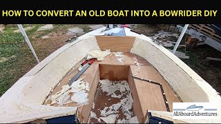 Boat conversion into Bowrider [upl. by Taryn]