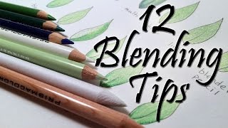 12 Blending Tips for Colored Pencils [upl. by Eardnoed]