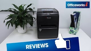 Rexel Stack amp Shred 80X Auto Feed Shredder Overview [upl. by Jeannie]