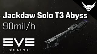 EVE Online  Jackdaw Solo T3 Abyss fit 90milh [upl. by Suki]