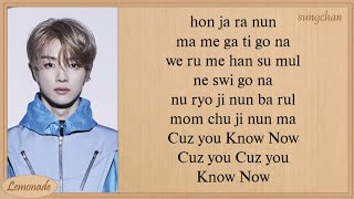 NCT U  Know Now Easy Lyrics [upl. by Radnaskela507]