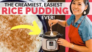 The CREAMIEST Instant Pot Rice Pudding EVER [upl. by Nytsud]