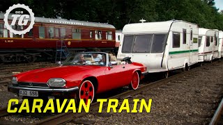 Caravan Train Part 1  Top Gear  BBC [upl. by Robb]