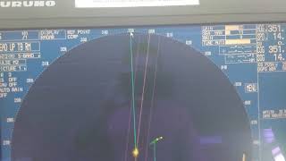 Types of motion in radar  ARPA [upl. by Olonam995]