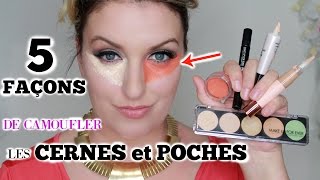 TUTO Comment maquiller les CERNES et POCHES [upl. by Ahsiket]