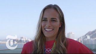 Mónica Puig of Puerto Rico Celebrates First Gold Medal  Rio Olympics 2016  The New York Times [upl. by Namas18]