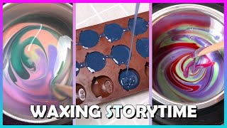 Satisfying Waxing Storytime 61 Scary stories ✨😲 Tiktok Compilation [upl. by Amaty]