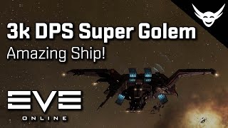 EVE Online  Golem SMASHING L4 Missions 3k DPS fit [upl. by Refiffej909]