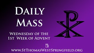 Daily Mass Wednesday December 6 2023 [upl. by Haye]