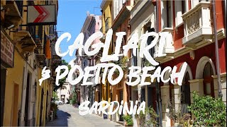 CAGLIARI amp POETTO BEACH – Sardinia 🇮🇹 Full HD [upl. by Urion926]