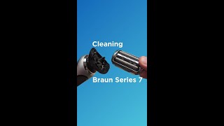 Cleaning the Braun Series 7 Shaver [upl. by Worra476]