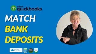 How to Match Bank Deposit Transactions in QuickBooks Online  My Cloud Bookkeeping [upl. by Eneg]