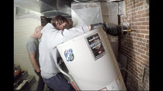 50 Gallon Bradford White Hot Water Heater Installed [upl. by Calore]