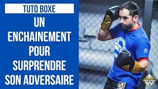 TUTO BOXE UN ENCHAINEMENT POUR SURPRENDRE TON ADVERSAIRE [upl. by Vilma173]