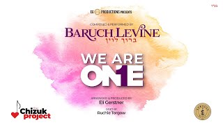 Baruch Levine  quotWe Are Onequot Lyric Video  ברוך לוין [upl. by Naujled340]