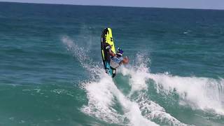 JetSurf Motorized Surfboard Backflips in Puerto Rico Mark Gomez [upl. by Downall]