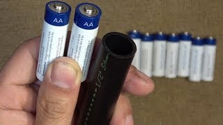 DIY Home made AA 15V Alkaline battery holder in series [upl. by Orfield]