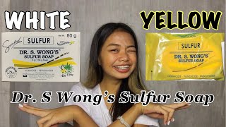 Dr S Wongs Sulfur Soap YELLOW or WHITE Explained [upl. by Manuel]