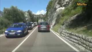 Italy  Italien Torbole  Autostrada A22 Lake Garda [upl. by Ayrad]