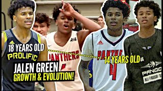 Jalen Greens AMAZING Evolution Through The Years From PAPER THIN 14 YO To Potential 1 Pick [upl. by Zennas348]