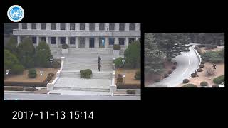 Dramatic video shows escape shooting of North Korean defector [upl. by Nor]