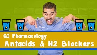 GI pharmacology Antacids amp H2 blockers [upl. by Peddada]