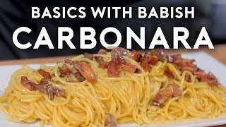 Carbonara  Basics with Babish [upl. by Rebmit902]