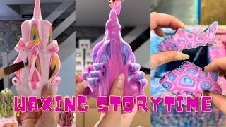 🌈✨ Satisfying Waxing Storytime ✨😲 [upl. by Eeralih]